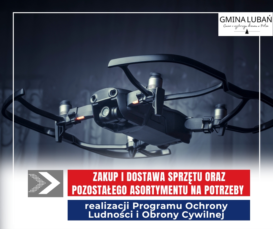 Zdjęcie przedstawia poglądowego drona