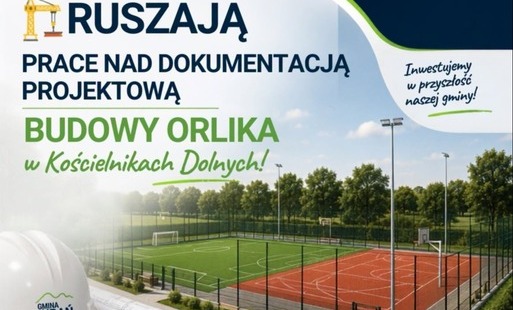 Zdjęcie przedstawia poglądowe boisko orlik