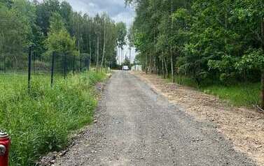 Zdjęcie przedstawia wykonaną inwestycję budowy kanalizacji 