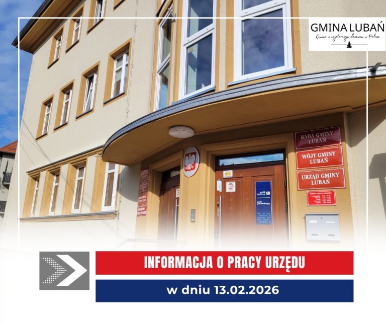 Zdjęcie przedstawia budynnek Urzędu Gminy Lubań