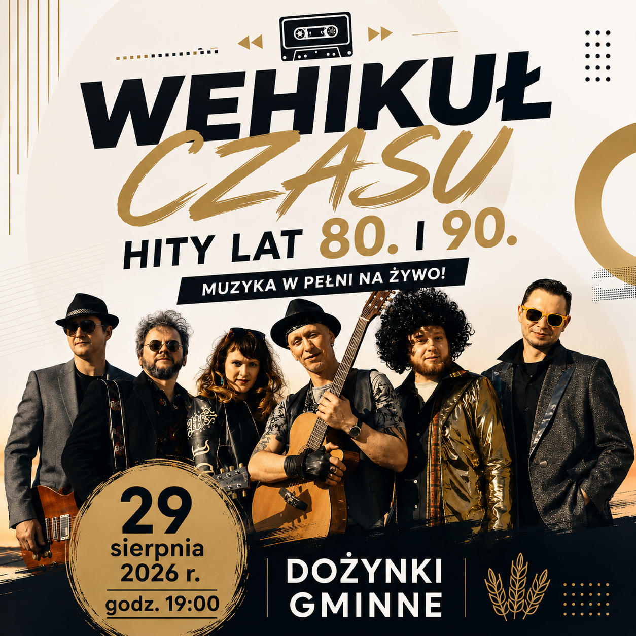 Zdjęcie przedstawia zesp&oacute;ł Wehikuł Czasu