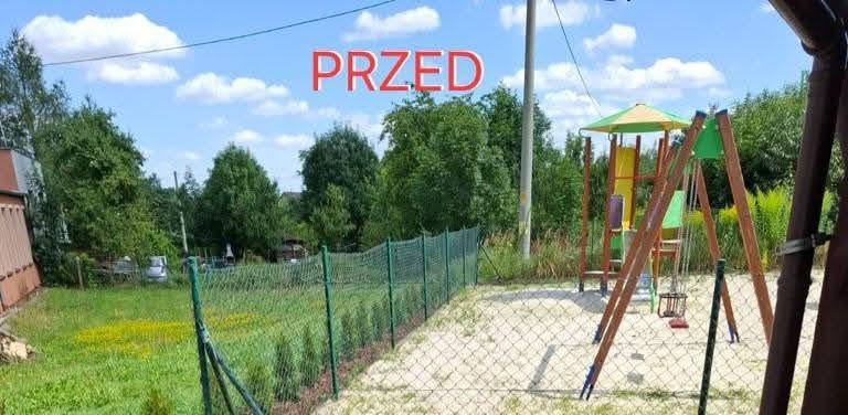 Zdjęcie pokazujące stan placu zabaw przed modernizacją