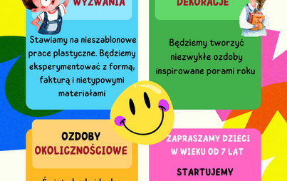 Zdjęcie przedstawia plakat dot. piątków penych wyobraźni