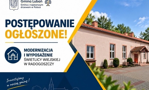 Zdjęcie przedstawia budynek świetlicy wiejskiej w Radogoszczy przed modernizacją