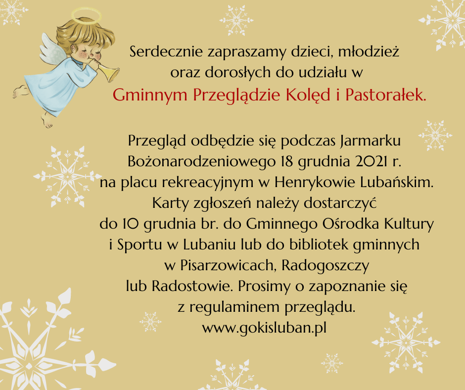 Gminny Przegląd Kolęd i Pastorałek